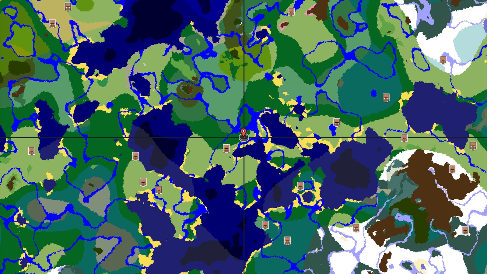 Village and Trial Chambers Near a Forest Spawn — Minecraft seed preview