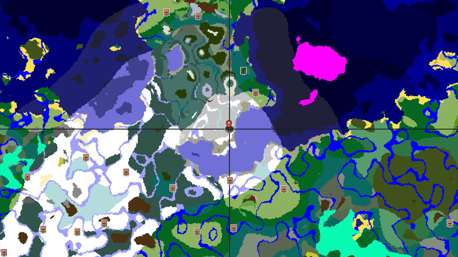 Ancient City Near Spawn in a Snowy Landscape — Minecraft seed preview