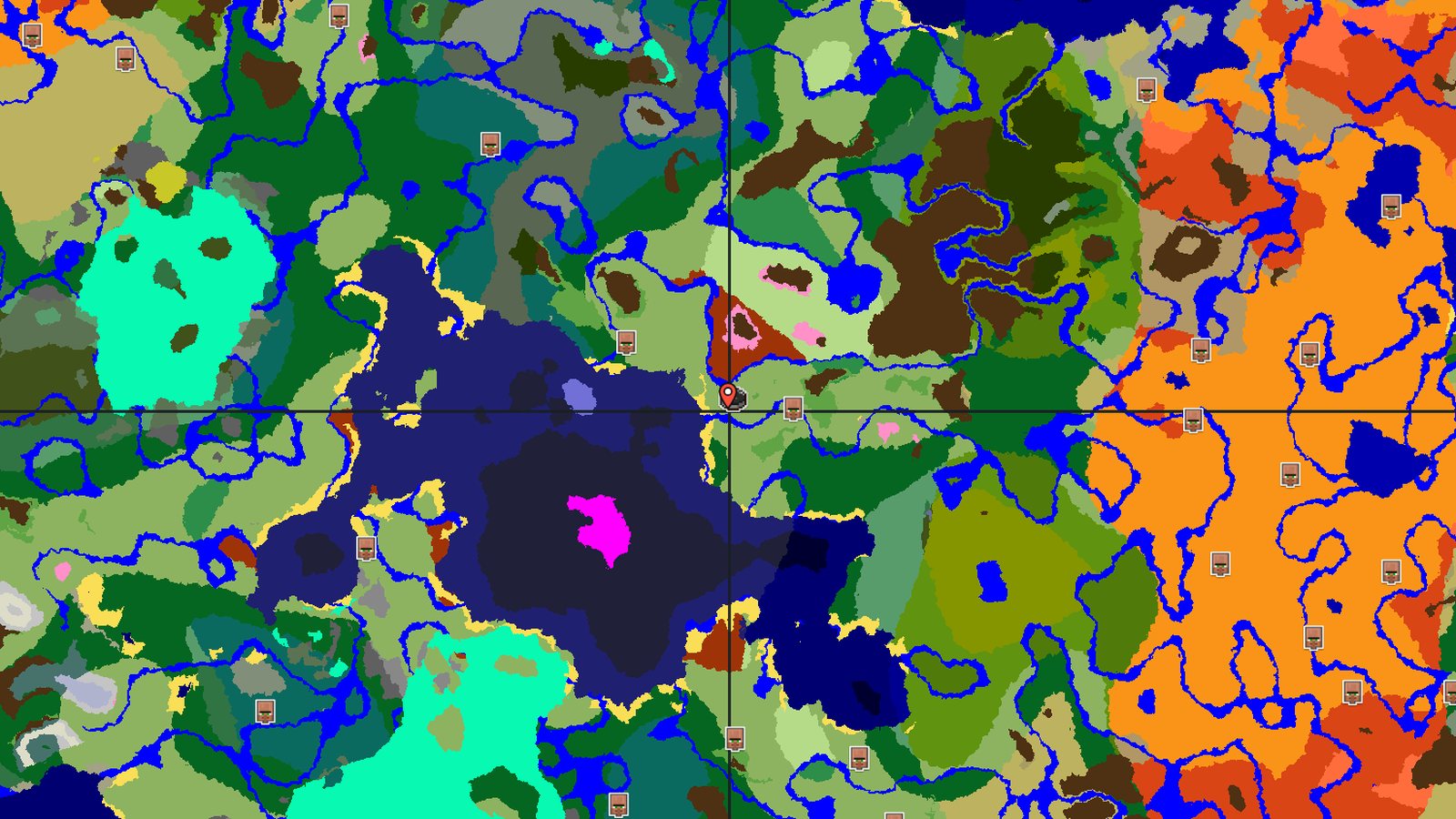 Cherry Grove and Dappled Forest Near Spawn — Minecraft seed preview