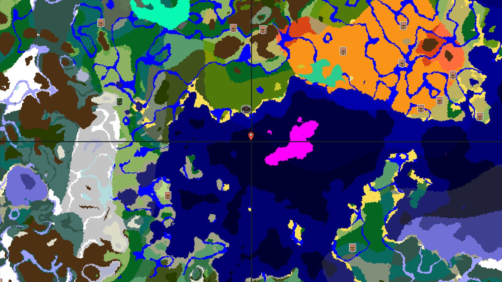 Jungle Spawn with Nearby Mushroom Fields Island — Minecraft seed preview