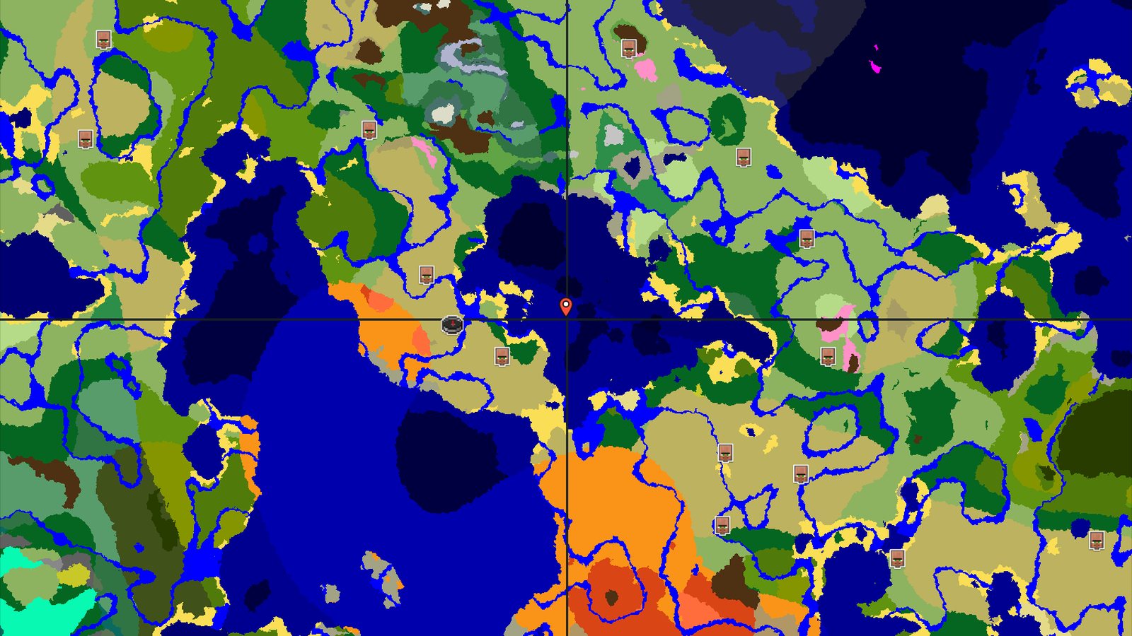 Savanna Spawn with Nearby Eroded Badlands — Minecraft seed preview