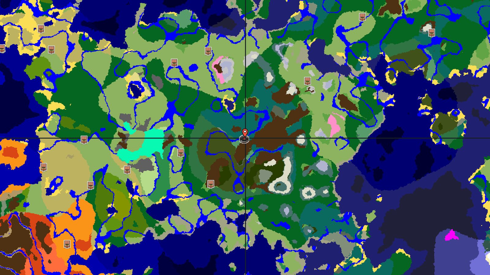 Pale Garden and Taiga Valley — Minecraft seed preview