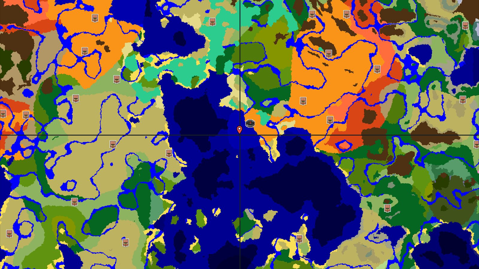 Desert Spawn with Nearby Mangrove Swamp and Pyramid — Minecraft seed preview