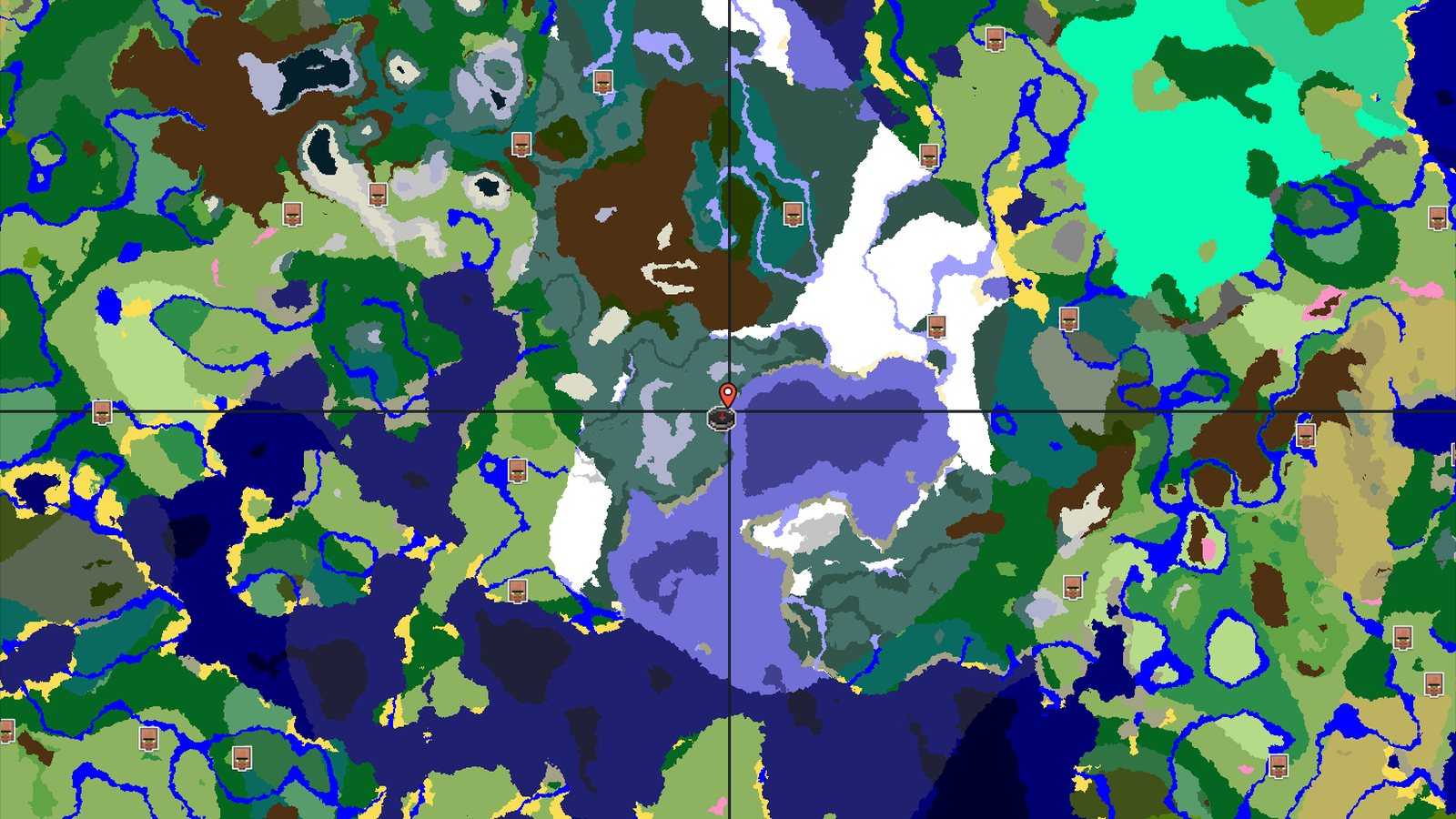 Frosty Peaks and Early Trials — Minecraft seed preview