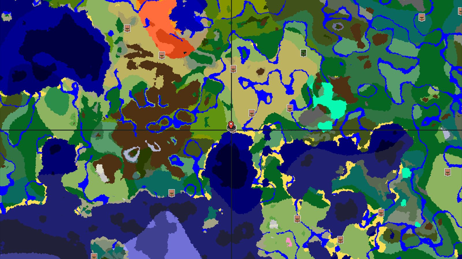 Village and Trial Chambers Near a Coastal Spawn — Minecraft seed preview