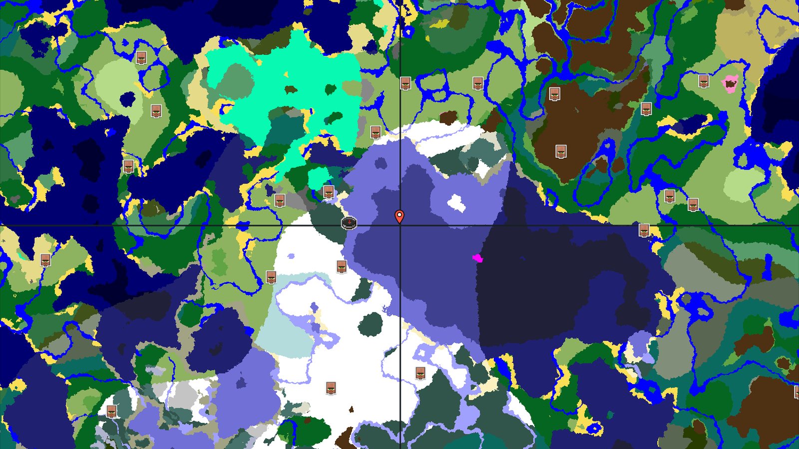 Snowy Taiga Spawn with Nearby Trial Chambers — Minecraft seed preview