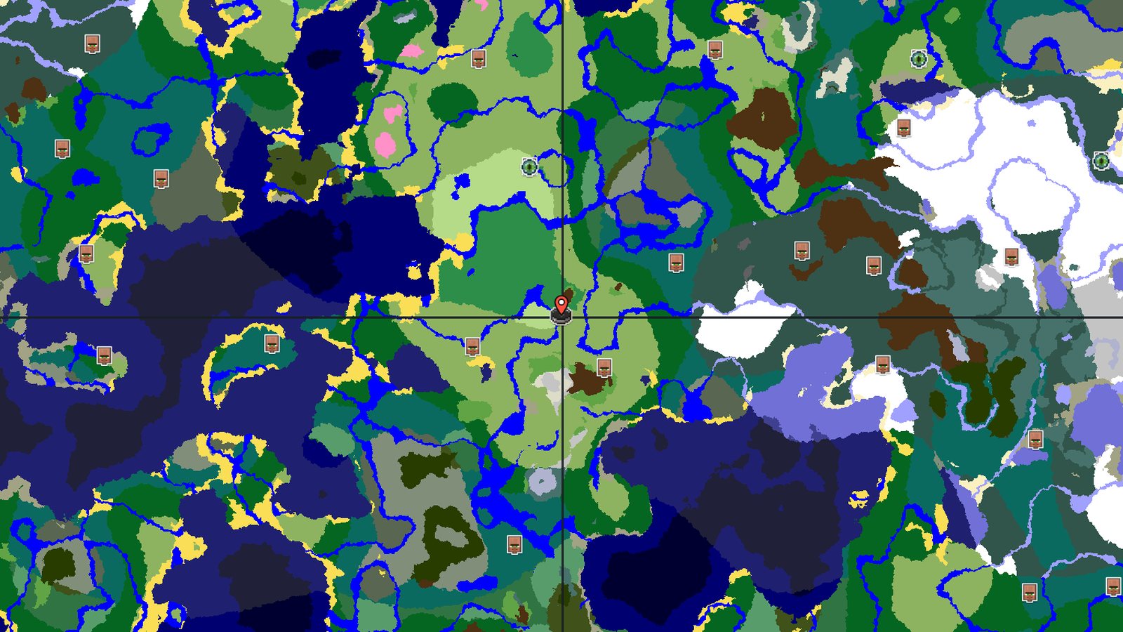 Flower Forest Spawn with Quick Underground Access — Minecraft seed preview