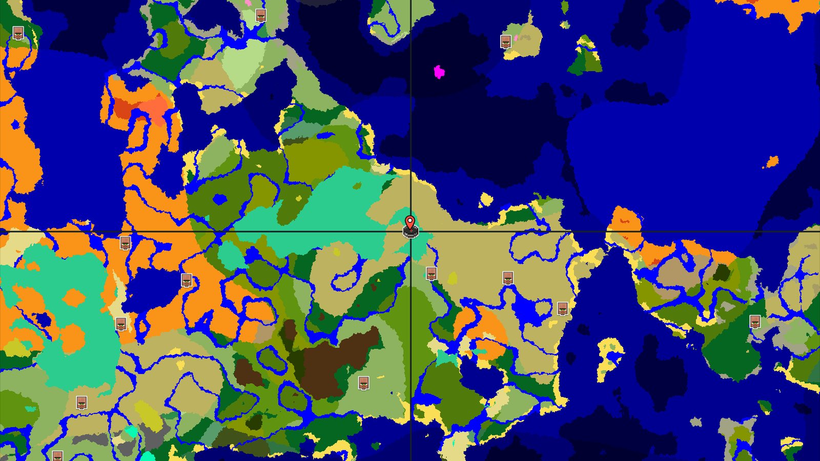 Mangrove Swamp Spawn with Nearby Village — Minecraft seed preview