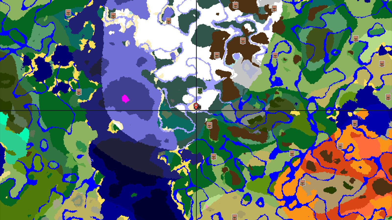 Zombie Village and Igloo in Snowy Plains — Minecraft seed preview