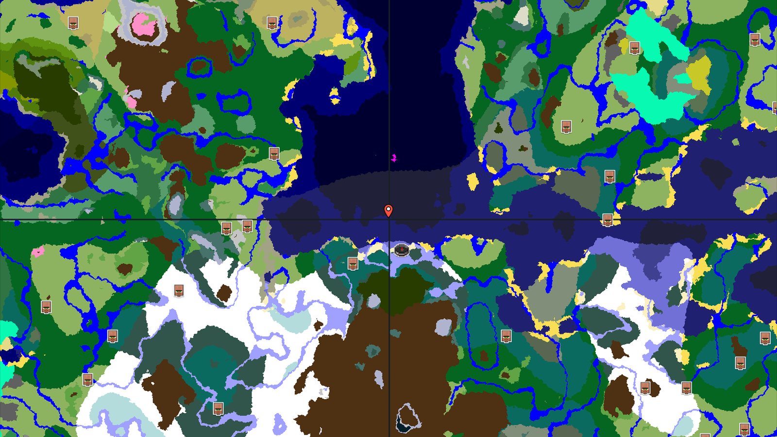 Spawn in Snowy Taiga with Nearby Ancient City — Minecraft seed preview
