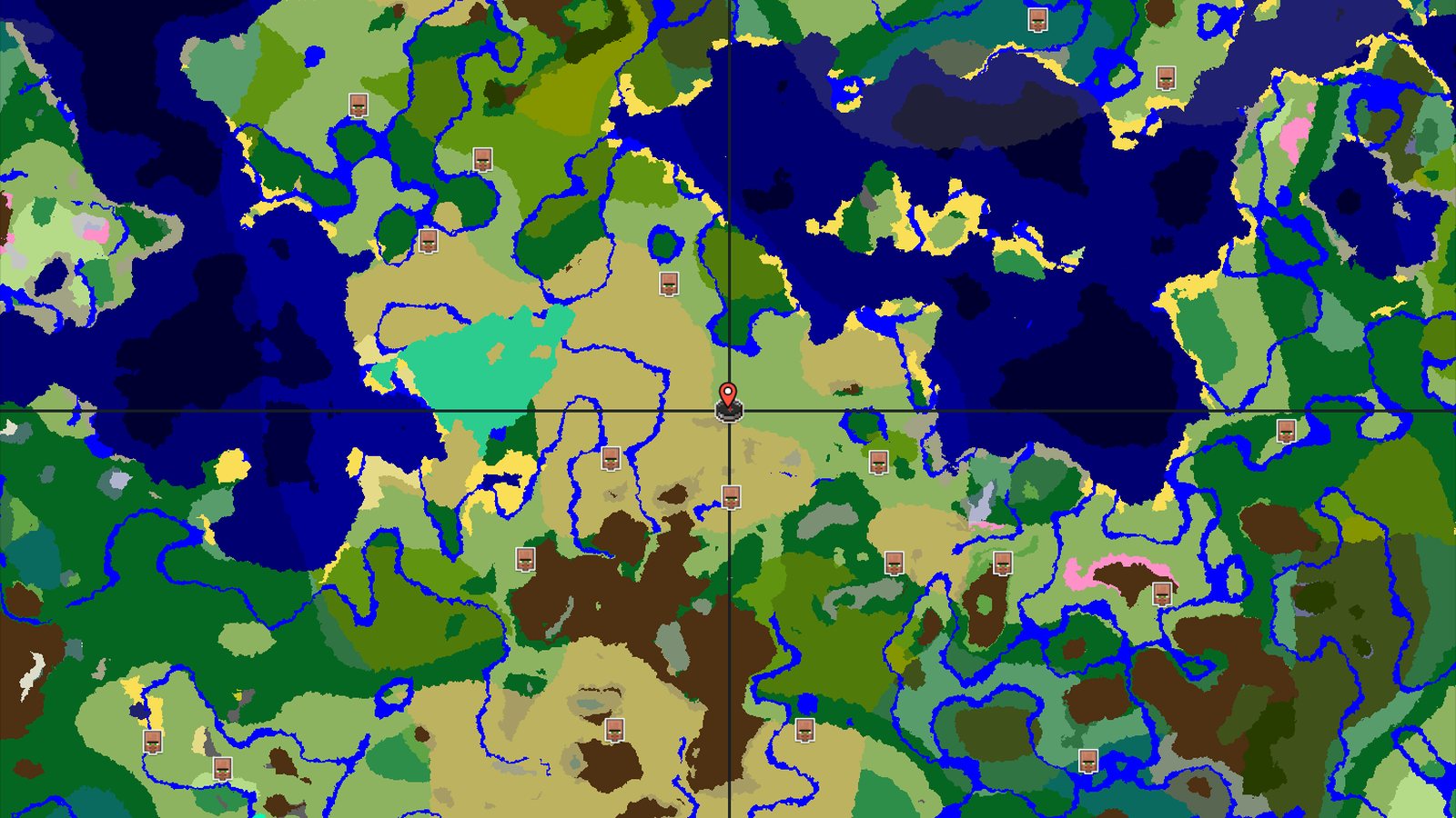 Savanna Hills and Starter Structures Nearby — Minecraft seed preview