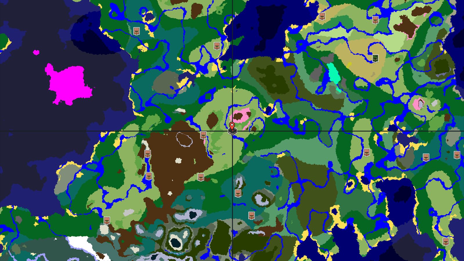 A Cherry Grove Surprise Near Spawn — Minecraft seed preview