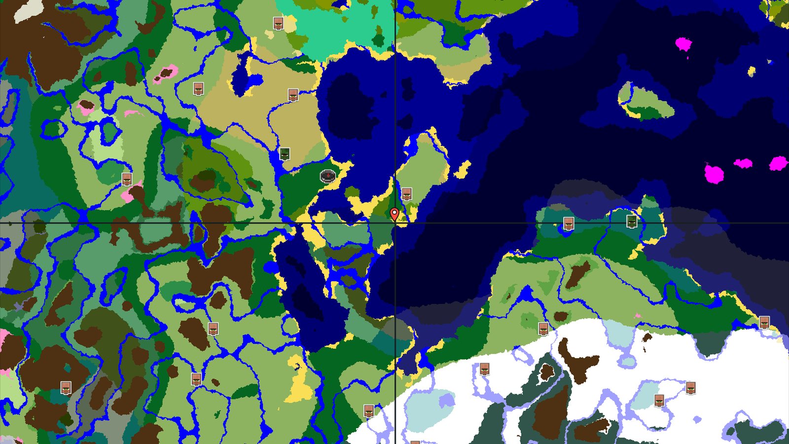 Forest Spawn with Nearby Jungle and Zombie Village — Minecraft seed preview