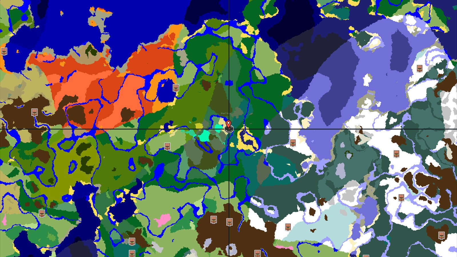 Taiga Spawn with Close Ruined Portal and Trial Chambers — Minecraft seed preview