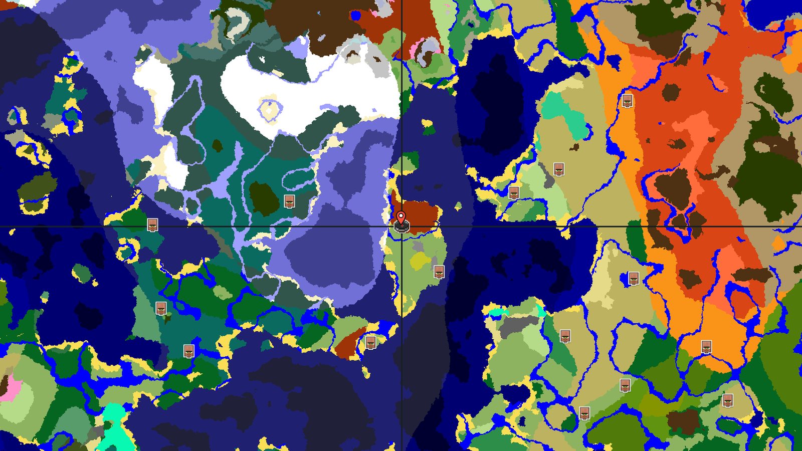 Dappled Forest Island with an Ocean Ruin — Minecraft seed preview