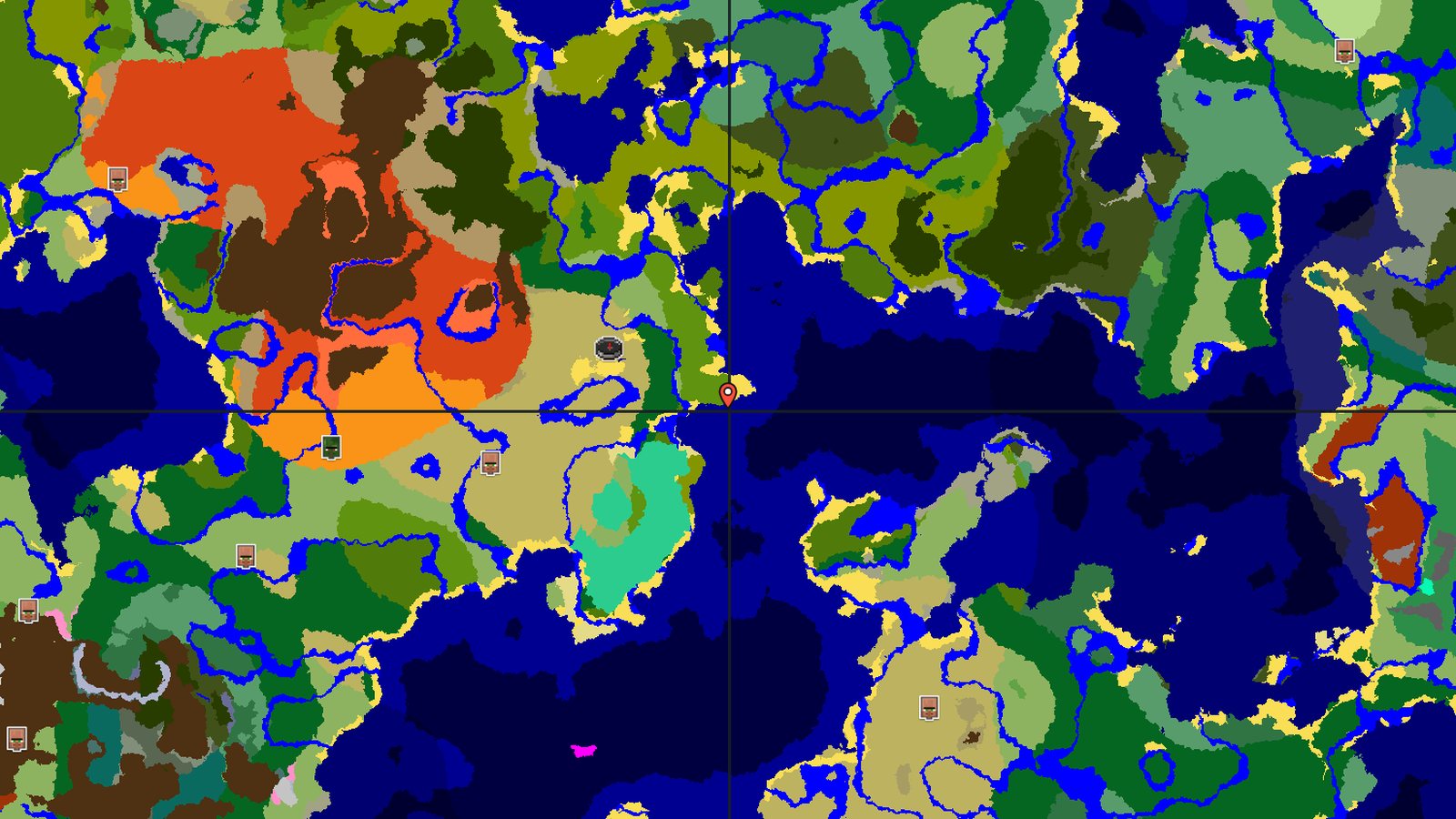 Jungle Temple 700 Blocks From Savanna Hills — Minecraft seed preview