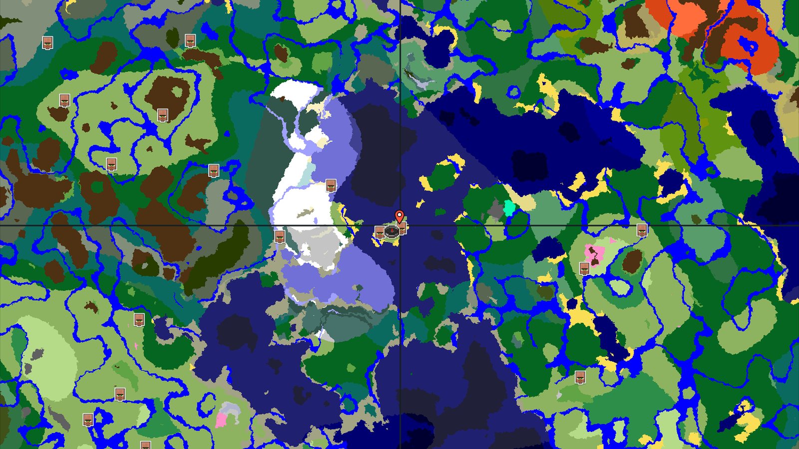 Island Living with a Nearby Village — Minecraft seed preview