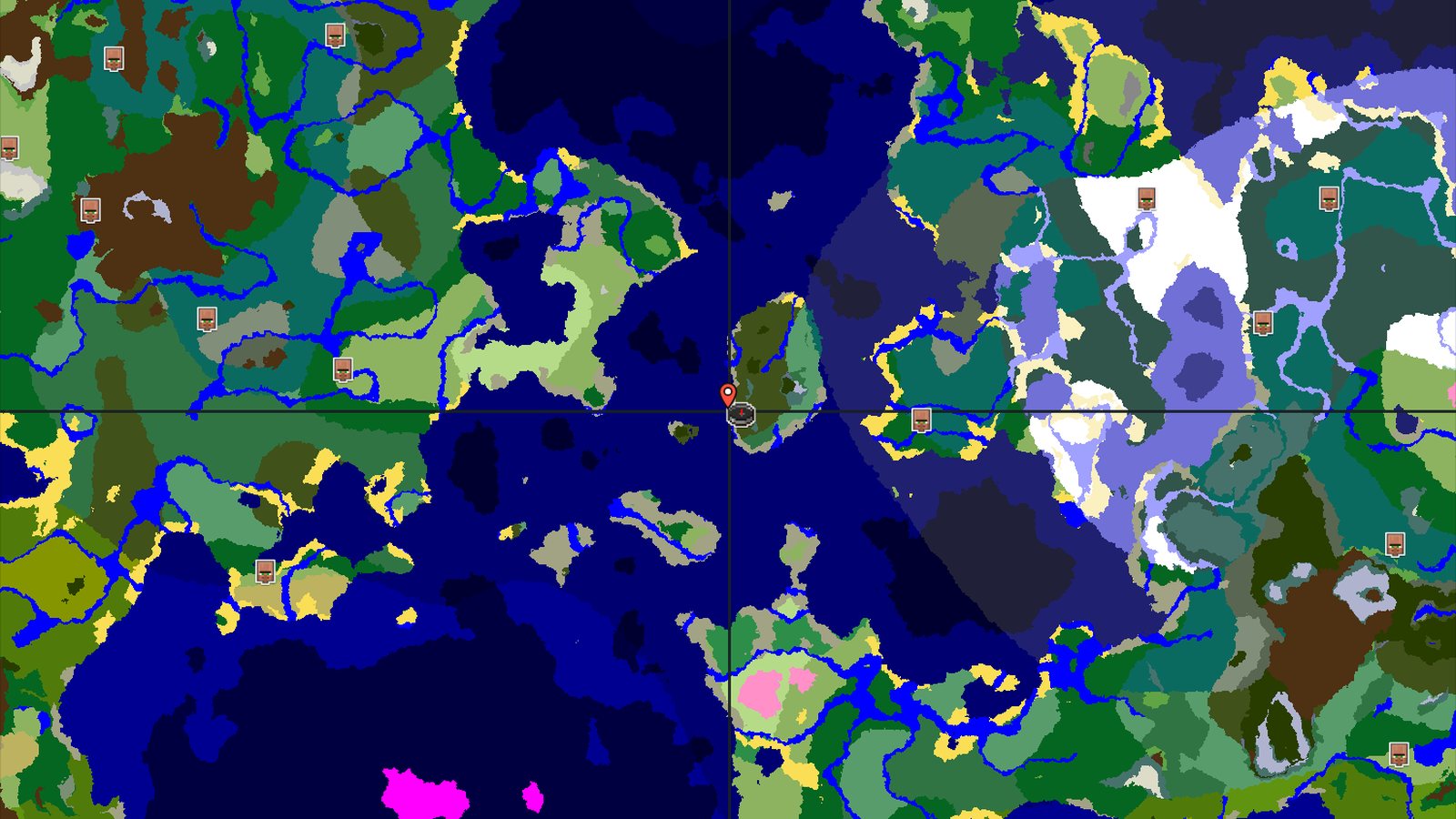 Spawn in a Dark Forest with a nearby Trial Chambers — Minecraft seed preview