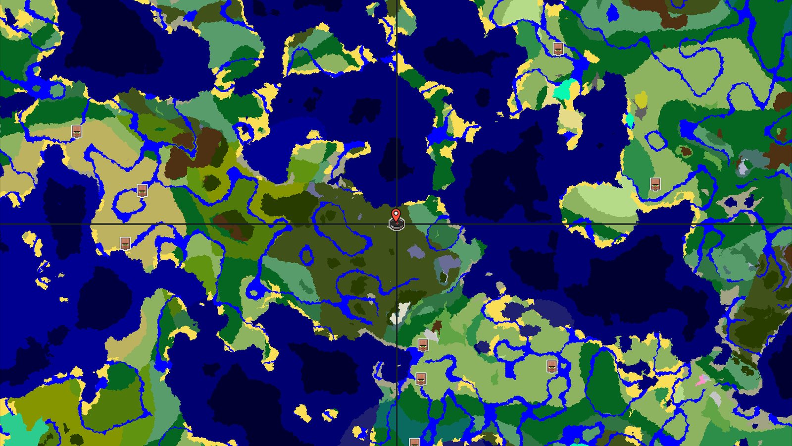 Dark Forest with a Nearby Pale Garden — Minecraft seed preview