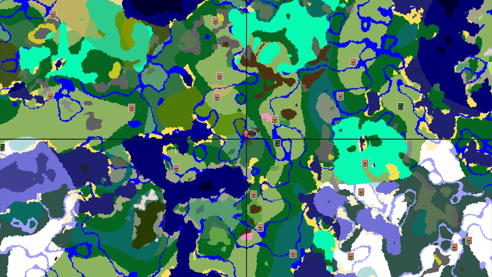 Cherry Grove Near Spawn with Accessible Stronghold — Minecraft seed preview