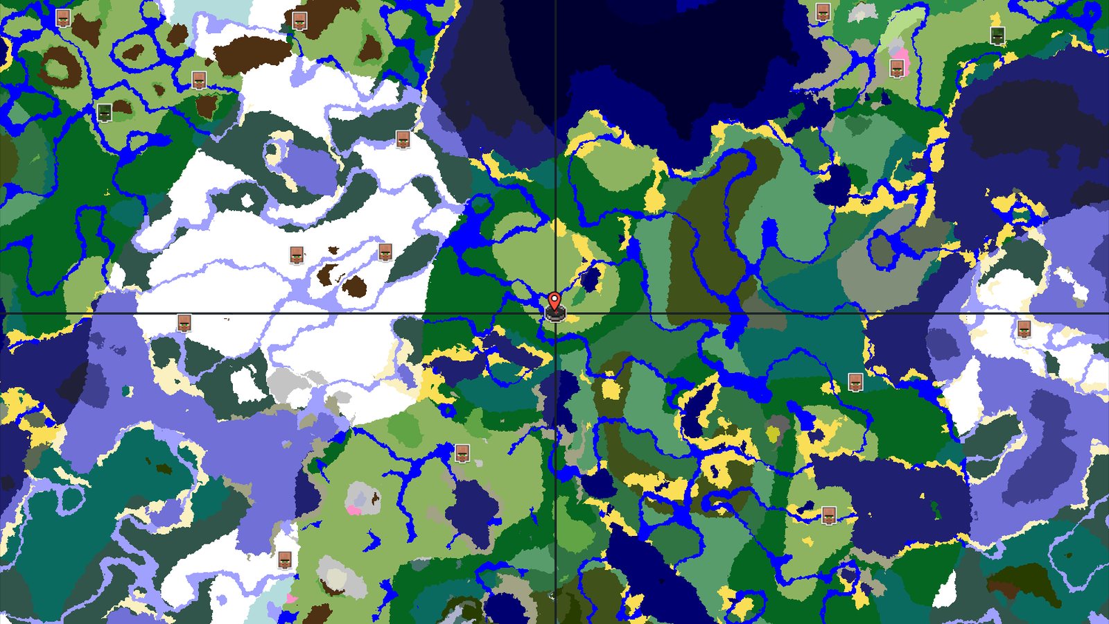 Spawn in Plains with nearby Trial Chambers and Dark Forest — Minecraft seed preview