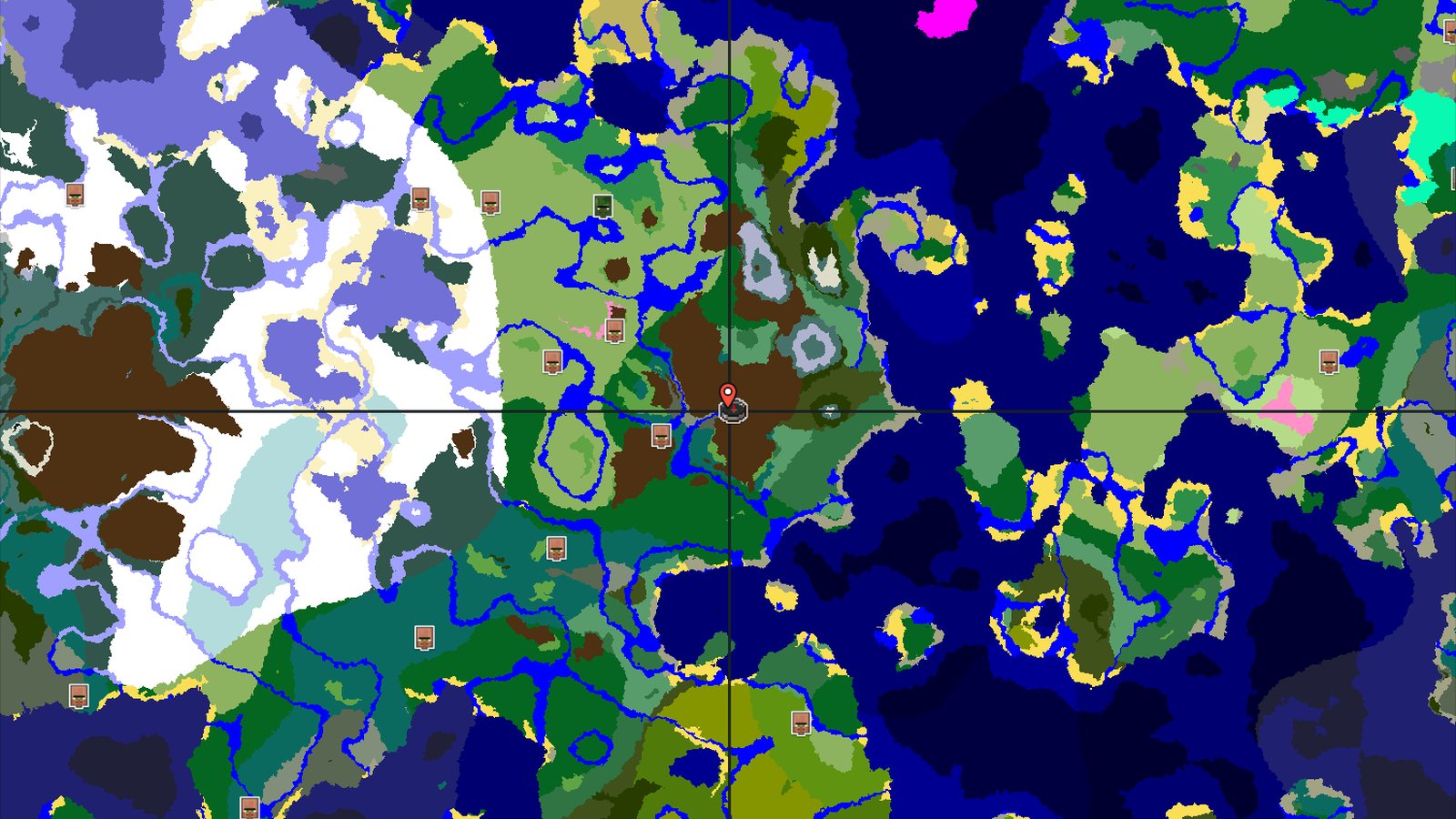 Deep Taiga Mountains with Nearby Ancient City — Minecraft seed preview