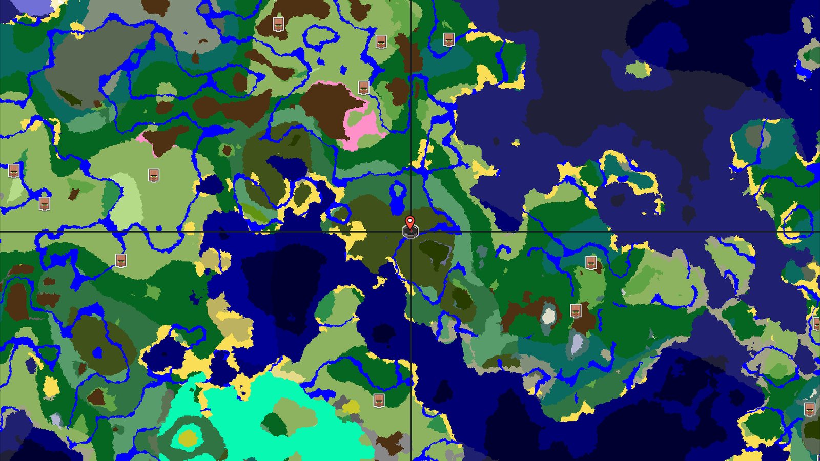 Spawn in a Dark Forest with a Mansion Nearby — Minecraft seed preview