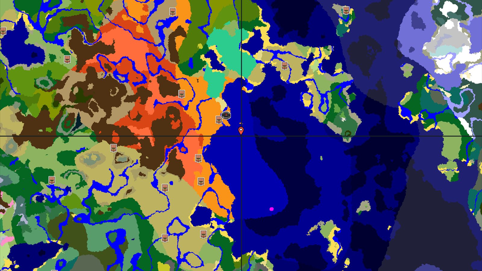 Desert Spawn with Coastal Adventures and Badlands — Minecraft seed preview