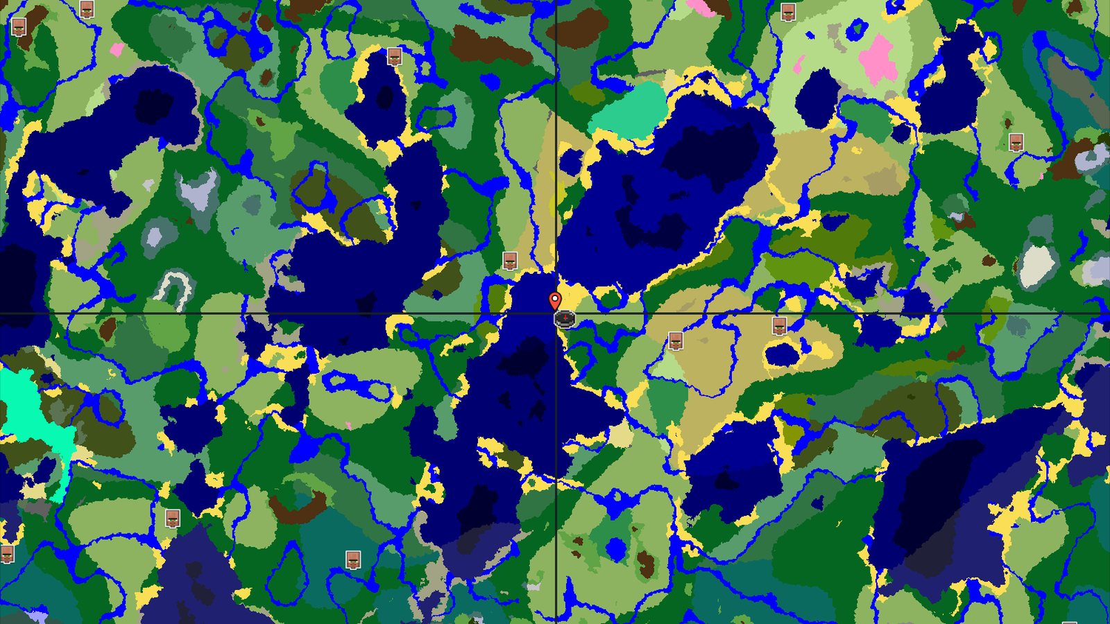 Sparse Jungle Island with Nearby Plains and Forest — Minecraft seed preview