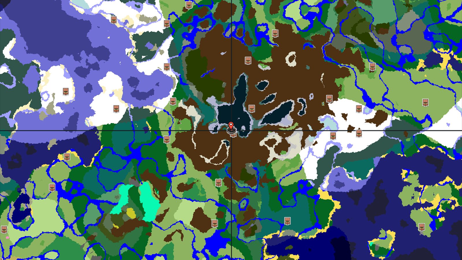 Spawn in Taiga with nearby Village and Ancient City — Minecraft seed preview