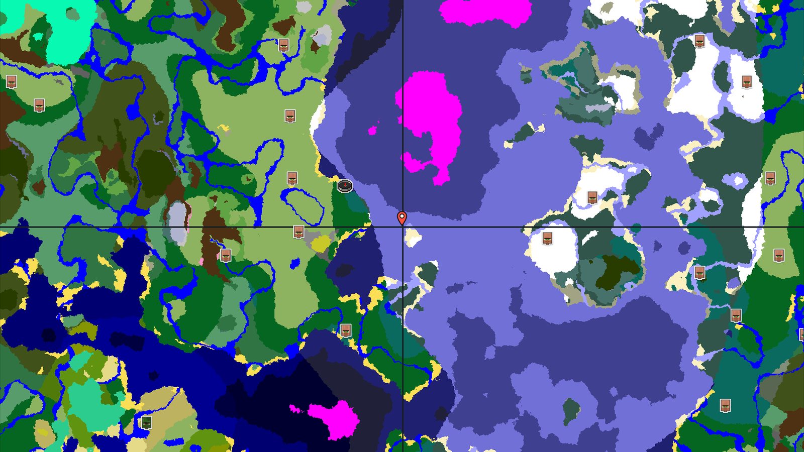 Taiga Spawn With Close Ancient City and Mushroom Fields — Minecraft seed preview