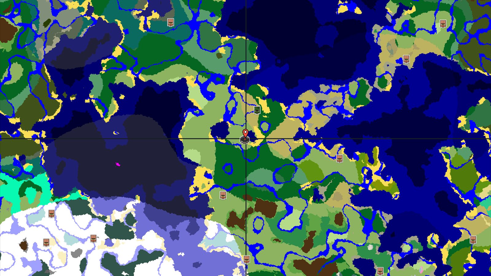 Savanna Village With a Lake Nearby — Minecraft seed preview