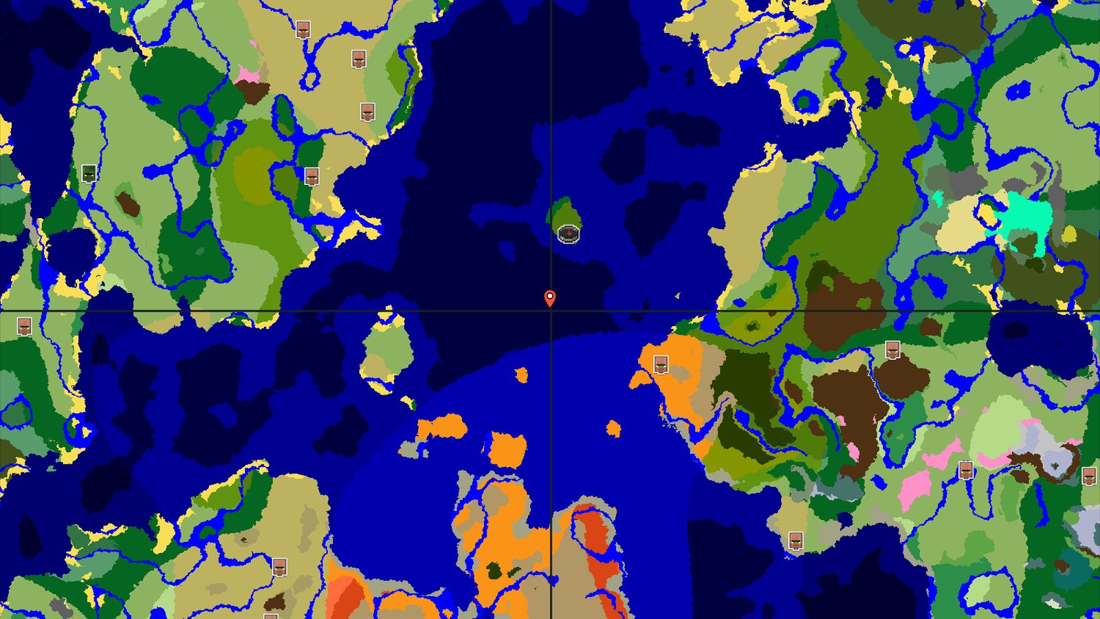Jungle Spawn with Nearby Trial Chambers and Ocean — Minecraft seed preview