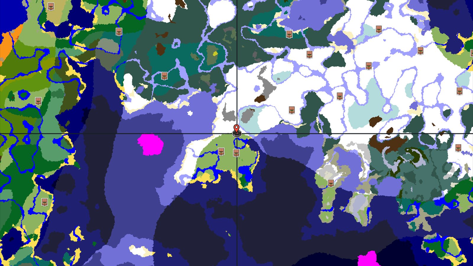 Frozen Frontier: Ice Spikes and Cold Oceans Near Spawn — Minecraft seed preview