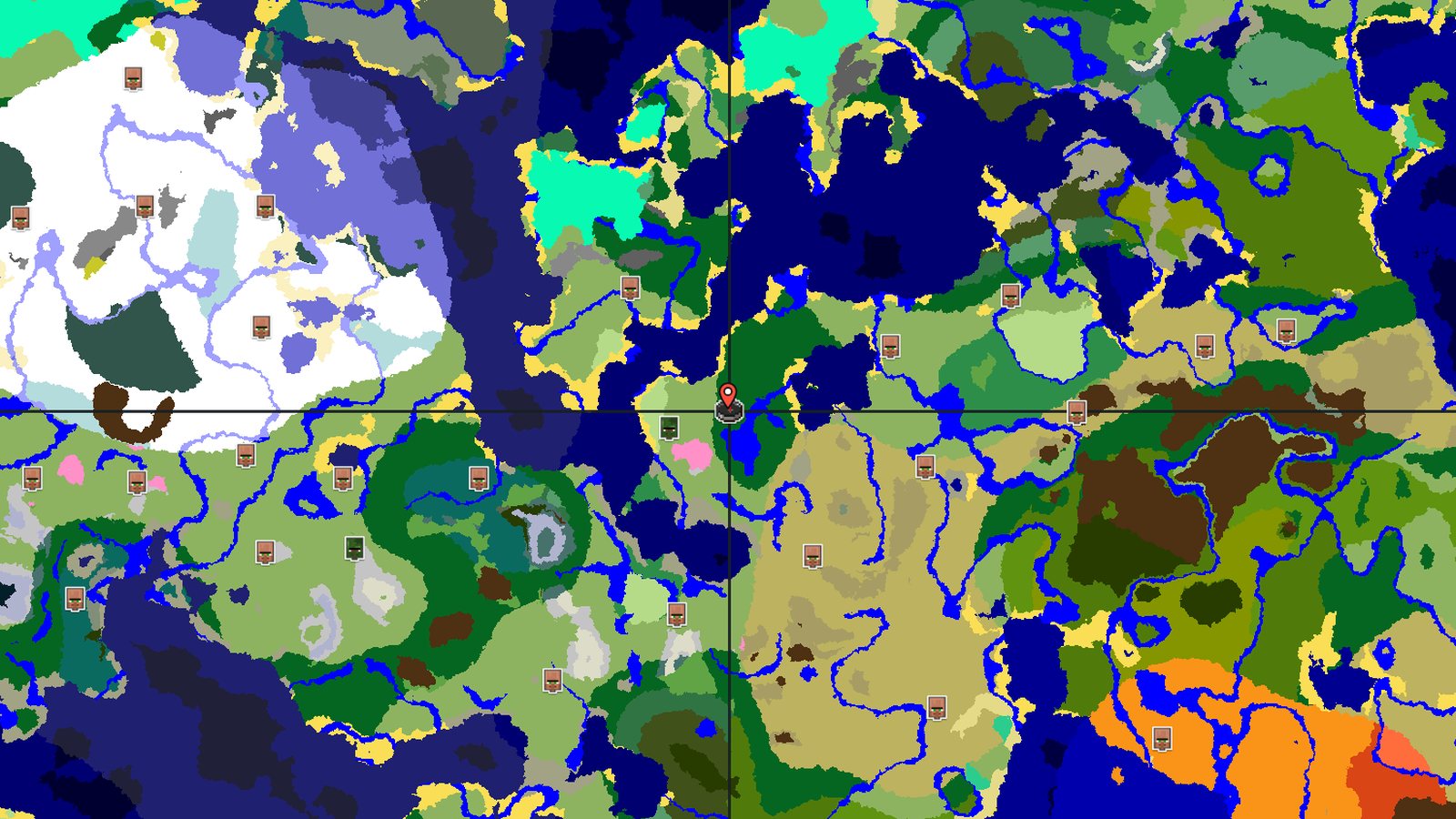 Plains Village With a Scenic Lake Nearby — Minecraft seed preview