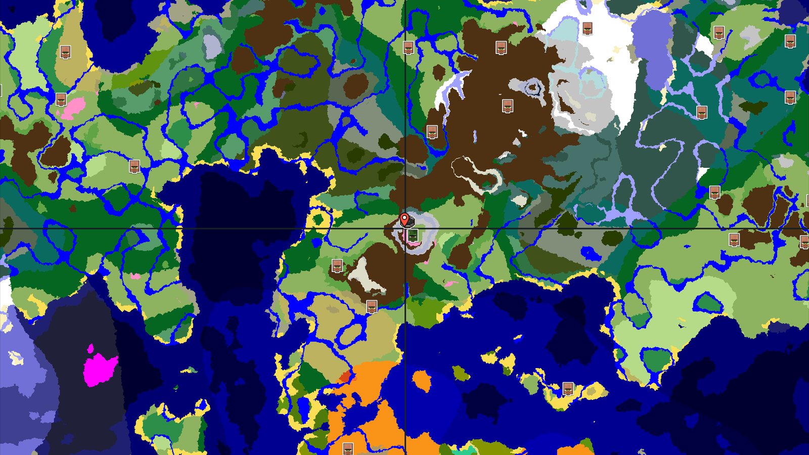 Spawn Near a Cherry Grove Crater and Ancient City — Minecraft seed preview