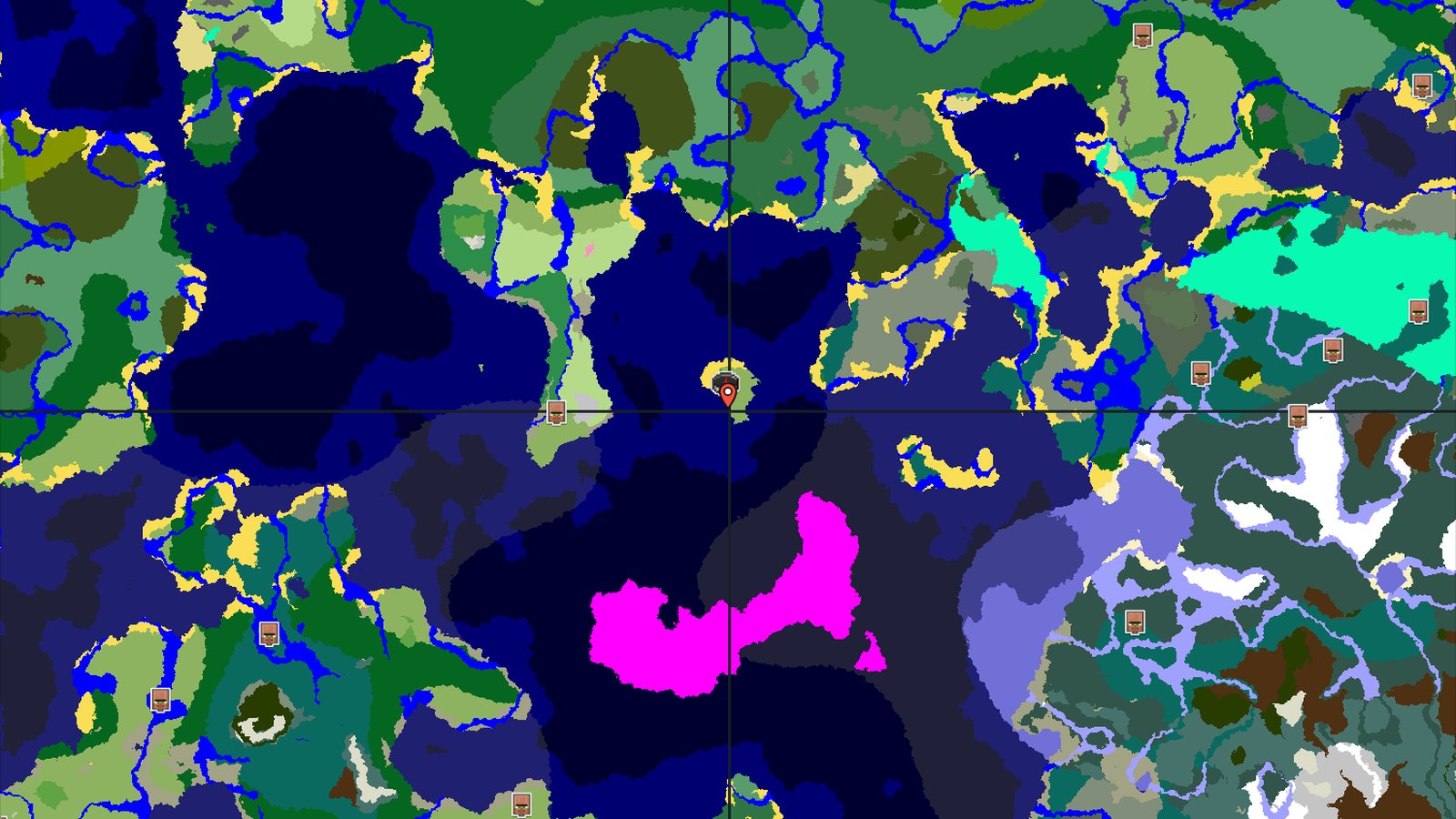 Island Spawn with Nearby Flower Forest and Trial Chambers — Minecraft seed preview