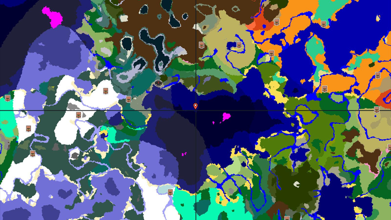 Spawn in Icy Woods, Explore Nearby Peaks and Caves — Minecraft seed preview