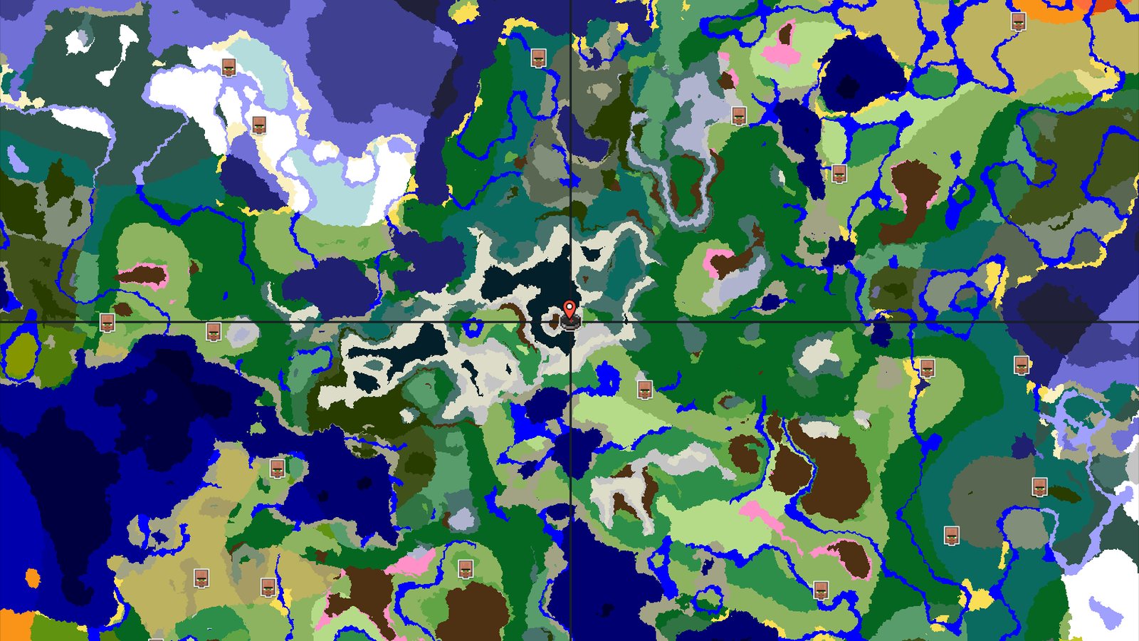 A Jagged Peaks Spawn with an Ancient City Nearby — Minecraft seed preview