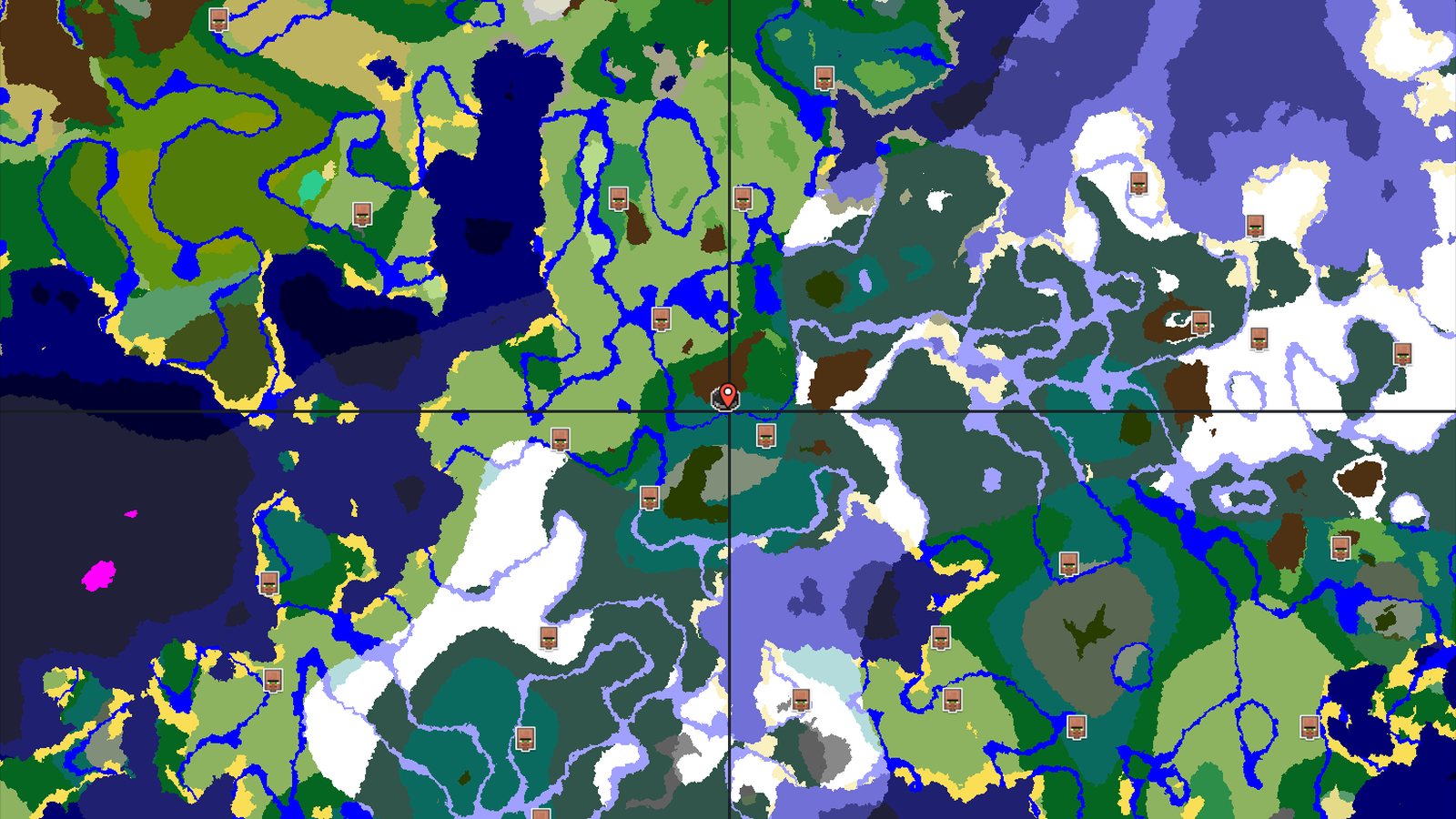 Taiga Spawn with Nearby Trial Chambers — Minecraft seed preview