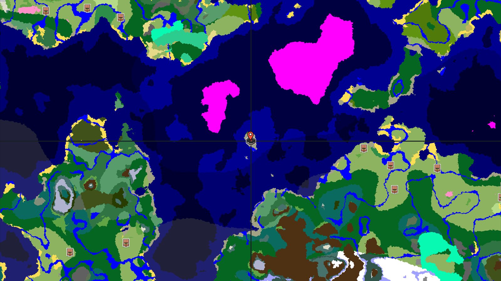 Island Jungle Spawn with a Nearby Mushroom Fields — Minecraft seed preview