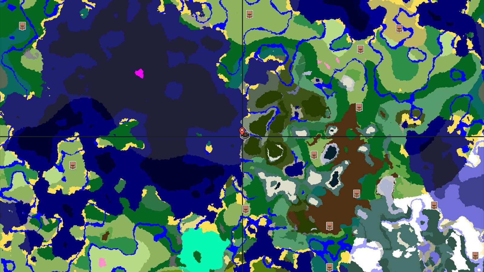 A Jagged Start to a Mountainous Coastal World — Minecraft seed preview