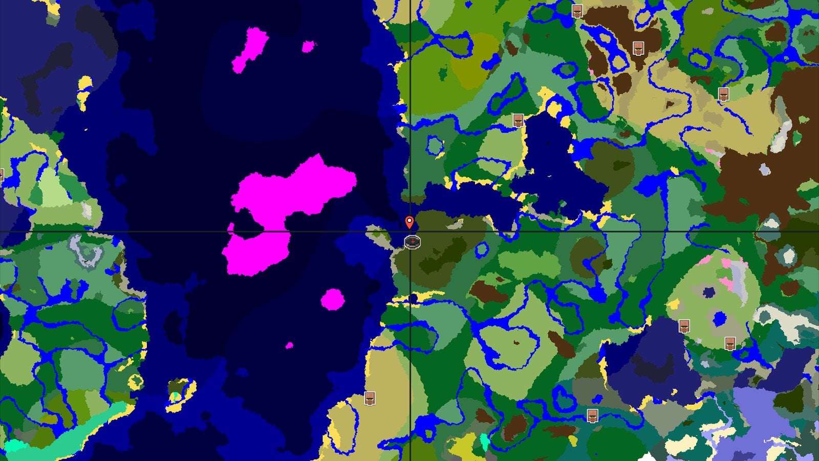 Dark Forest Spawn with Nearby Trial Chambers — Minecraft seed preview