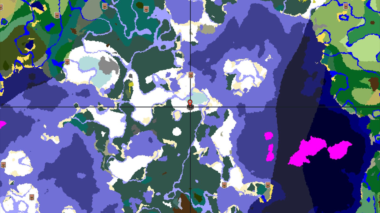 Ice Spikes Near Spawn in a Snowy World — Minecraft seed preview