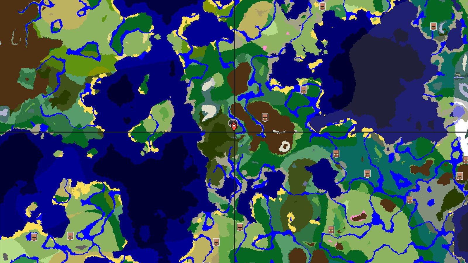 Pale Garden and Jagged Peaks Valley — Minecraft seed preview