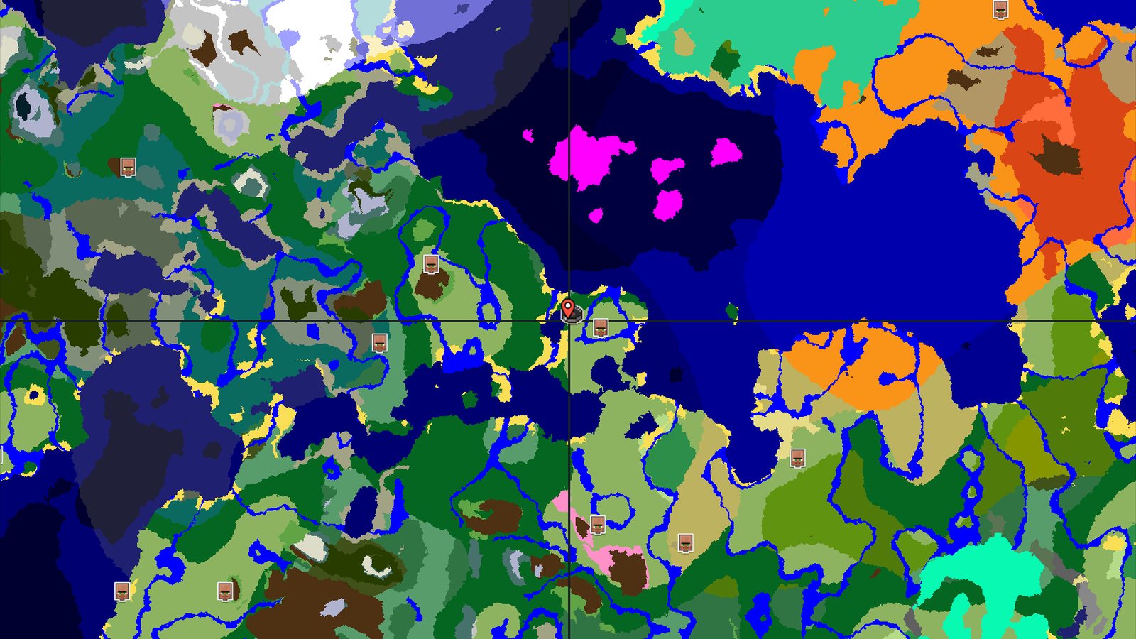 Plains Spawn with Nearby Village and Lush Caves — Minecraft seed preview