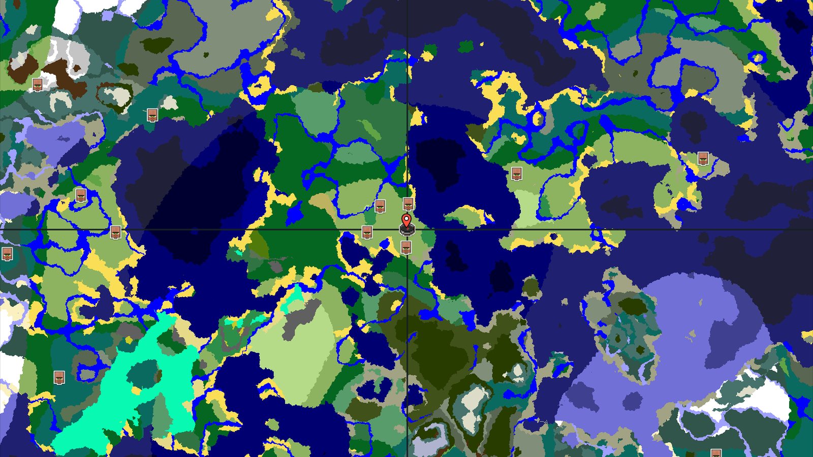 Spawn in Plains with a nearby Flower Forest and village — Minecraft seed preview