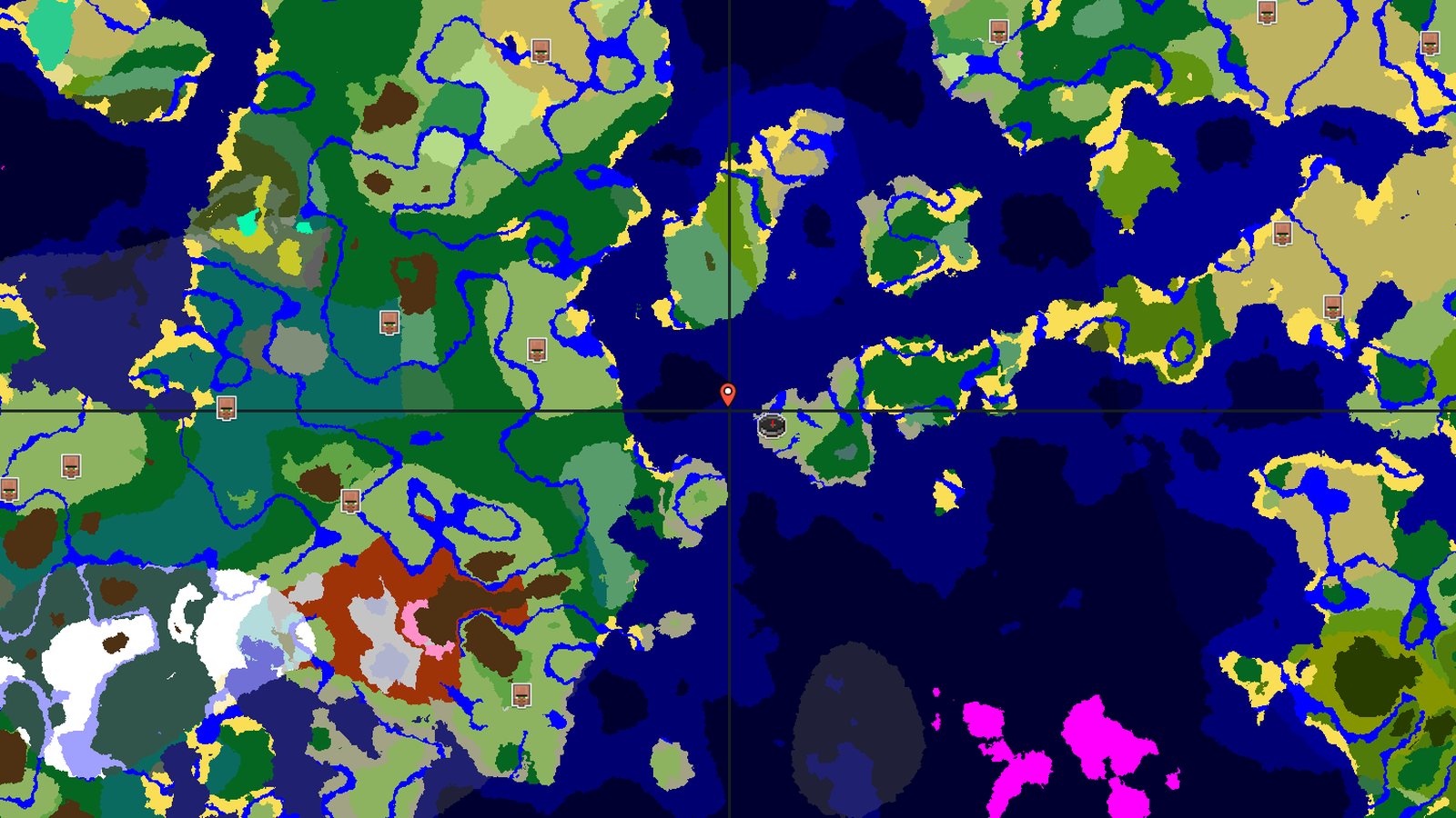 Plains Island with a Ruined Portal at Spawn — Minecraft seed preview