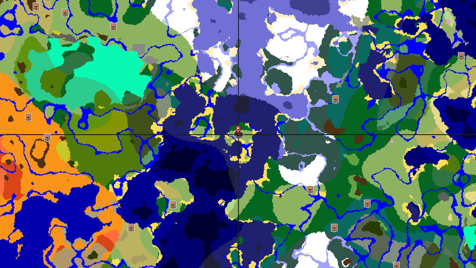 Plains Island with an Abandoned Camp — Minecraft seed preview