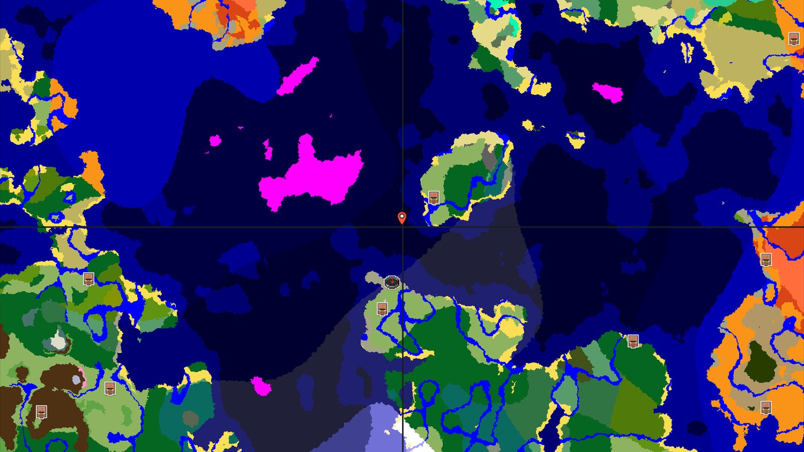 Mushroom Fields Near Ocean Spawn — Minecraft seed preview